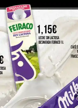 Claudio FEIRACO Leche sin lactosa desnatada oferta