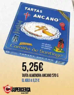 Claudio ANCANO Tarta almendra oferta