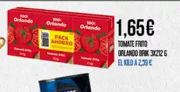 Claudio ORLANDO Tomate frito brik oferta