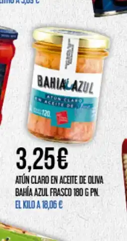 Claudio CLARO Atún en aceite de oliva bahía azul frasco oferta