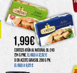 Claudio CORTIZO Atún al natural oferta
