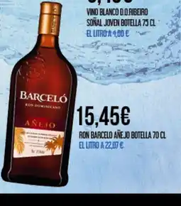 Claudio BARCELO Ron añejo botella oferta
