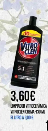Claudio VITROCLEN Limpiador vitrocerámica crema oferta