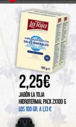 Claudio LA TOJA Jabon hidrotermal oferta