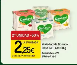 Dialprix DANONE Variedad de Danacol oferta