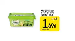 Dialprix FLORA Margarina con aceite de oliva oferta
