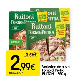 Dialprix BUITONI Variedad de pizzas Forno di Pietra oferta