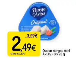 Dialprix ARIAS Queso burgos mini oferta