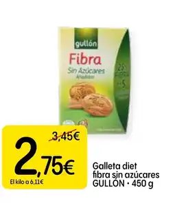 Dialprix GULLON Galleta diet fibra sin azúcares oferta