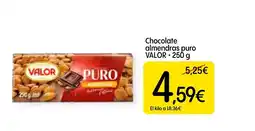 Dialprix VALOR Chocolate almendras puro oferta
