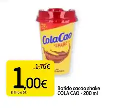 Dialprix COLA CAO Batido cacao shake oferta