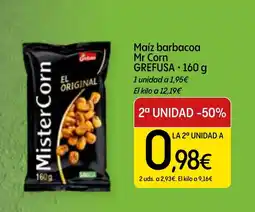 Dialprix GREFUSA Maíz barbacoa Mr Corn oferta