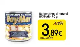 Dialprix BAYMAR Berberechos al natural oferta