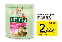 Dialprix ULTIMA Comida para gato junior de pollo oferta