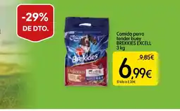 Dialprix BREKKIES EXCELL Comida perro tender buey oferta