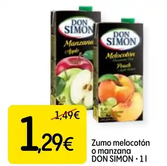 Dialprix DON SIMON Zumo melocotón o manzana oferta
