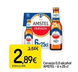 Dialprix AMSTEL Cerveza 0,0 alcohol oferta