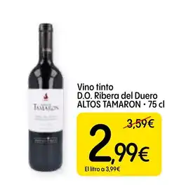 Dialprix ALTOS TAMARON Vino tinto D.O. Ribera del Duero oferta