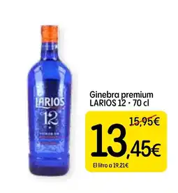Dialprix LARIOS 12 Ginebra premium oferta
