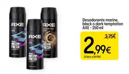 Dialprix AXE Desodorante marine, black o dark temptation oferta