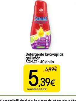 Dialprix SOMAT Detergente lavavajillas gel limón oferta