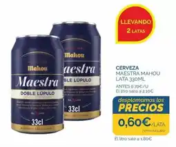 Supermercados La Despensa Mahou - cerveza oferta