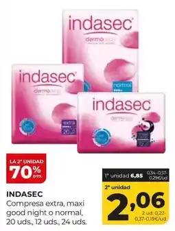 Alimerka Indasec - compresa extra oferta