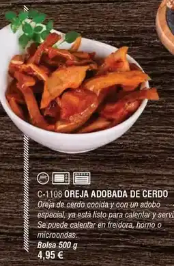 Abordo Oreja adobada de cerdo oferta