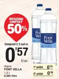 SPAR Fragadis Font vella - aigua oferta