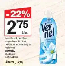Vernel - suavitzant cel blau, aromaterapia blue, delicat o aromaterapia maldives