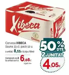 Condis Xibeca - cervesa oferta