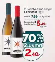 Condis La picossa - vi garnatxa blanc o negre oferta