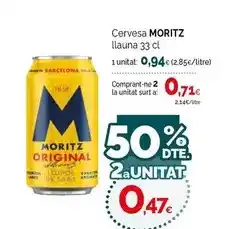 Condis Moritz - cervesa oferta