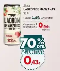 Condis Ladrón de manzanas - sidra oferta