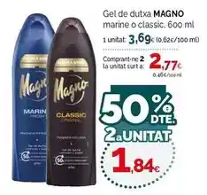 Condis Magno - gel de dutxa marine o classic oferta