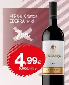 Condis Ederra - vi rioja criança oferta