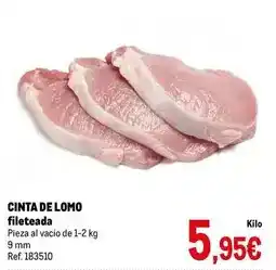 Makro Cinta de lomo fileteada oferta