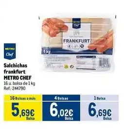 Makro Chef select - salchichas frankfurt oferta