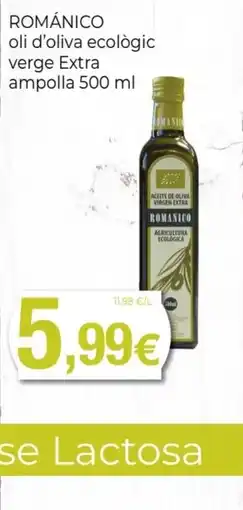 Keisy ROMÁNICO oli d'oliva ecològic verge Extra ampolla oferta