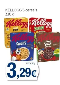 Keisy KELLOGG'S cereals miel oferta
