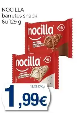Keisy NOCILLA barretes snack 6u oferta