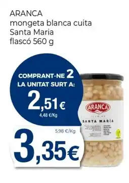 Keisy ARANCA mongeta blanca cuita Santa Maria flascó oferta