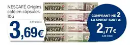Keisy NESCAFÉ Origins cafè en càpsules oferta