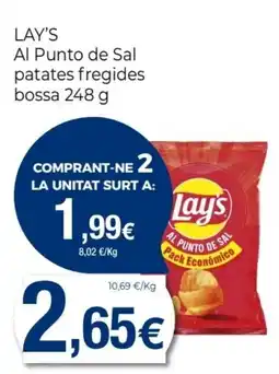 Keisy LAY'S Al Punto de Sal patates fregides bossa oferta