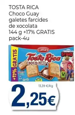 Keisy TOSTA RICA Choco Guay galetes farcides de xocolata oferta