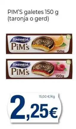 Keisy PIM'S galetes (taronja o gerd) oferta