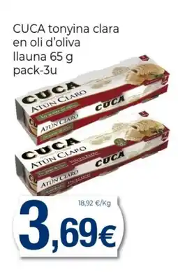 Keisy CUCA tonyina clara en oli d'oliva llauna oferta