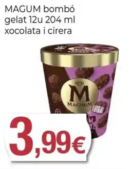 Keisy MAGUM bombó gelat 12u xocolata i cirera oferta