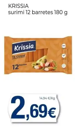 Keisy KRISSIA surimi 12 barretes oferta