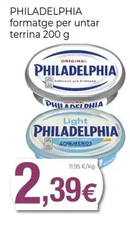 Keisy PHILADELPHIA formatge per untar terrina oferta